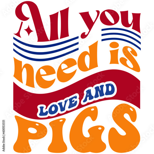 Retro farmhouse T-shirt Design, Vector