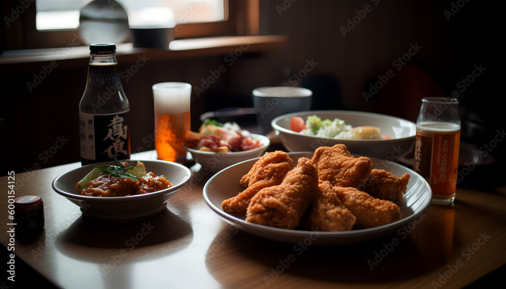 Experience the perfect blend of Korean flavors with our Ganjang soy sauce, Huraideu regular fried, and Yangnyeom spicy chicken! Experience the perfect blend of Korean flavors with our Ganjang soy sauce, Huraideu regular fried, and Yangnyeom spicy chicken!