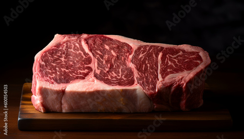 Experience the melt-in-your-mouth goodness of Fresh Raw WAGYU BEEF - a top-of-the-line culinary delight that's perfect for steak connoisseurs. Known for its marbled texture and rich flavor.