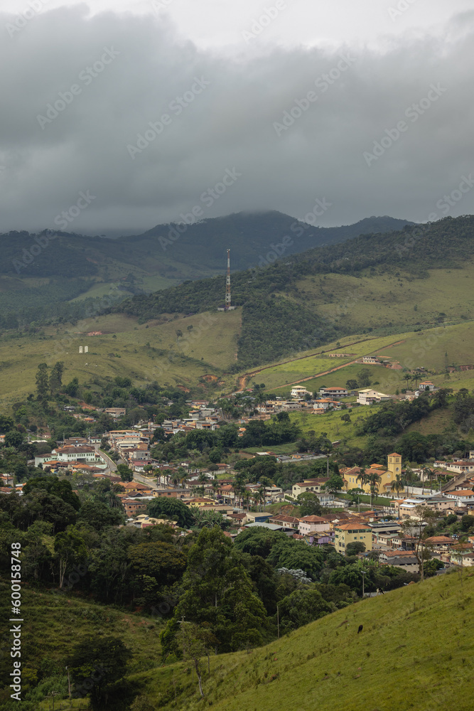 panoramic view of the district of Santa Rita de Ouro Preto, city of Ouro Preto, State of Minas Gerais, Brazil
