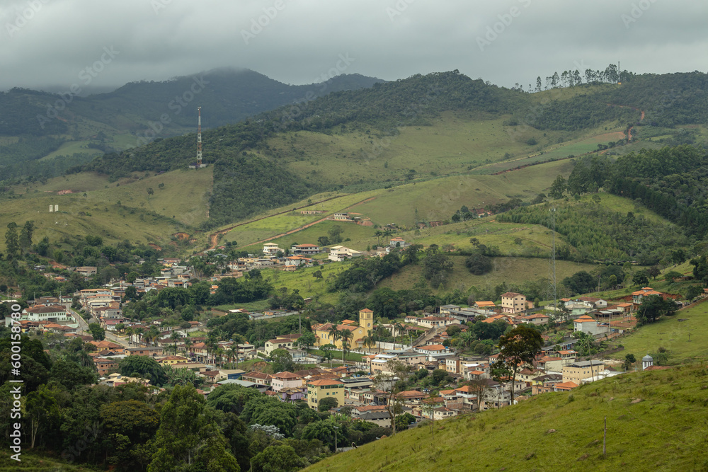 panoramic view of the district of Santa Rita de Ouro Preto, city of Ouro Preto, State of Minas Gerais, Brazil