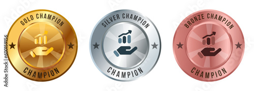 Free Download gold silver bronze hand with chart symbol of marketing sales business gold medal competition championship prize best winner contest award - GFXLoad
