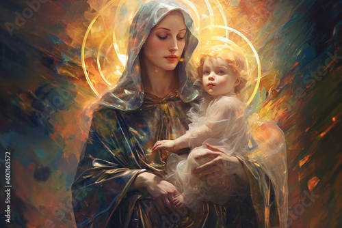 Valokuvatapetti Virgen del Carmen, Blessed Virgin Mary