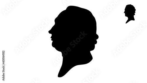David Hume silhouette photo