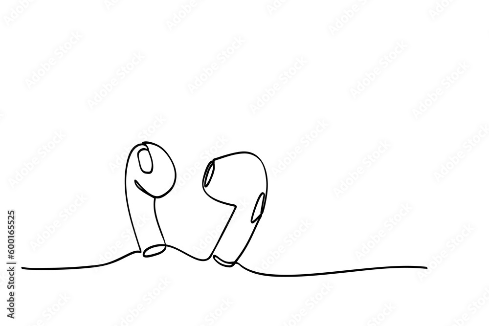 simple vector tws, wireless earphone, single one or continuous line
simple vector tws, wireless earphone, single one or continuous line