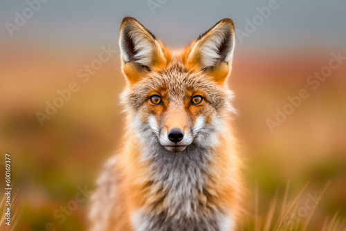 Red fox Looks curious and makes eye contact © Tanja Mikkelsen 