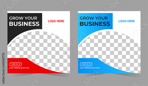 business social media post design. Instagram. Facebook.