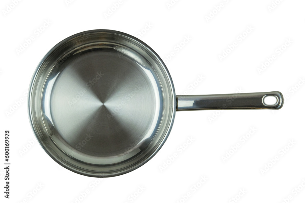Frying pan isolated on white background. Cooking concept. Top view. Frying pan isolated on white background. Cooking concept. Top view.