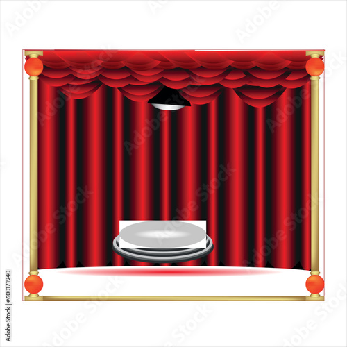 menu design with frame
