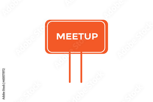 meetup vectors.sign label bubble speech meetup