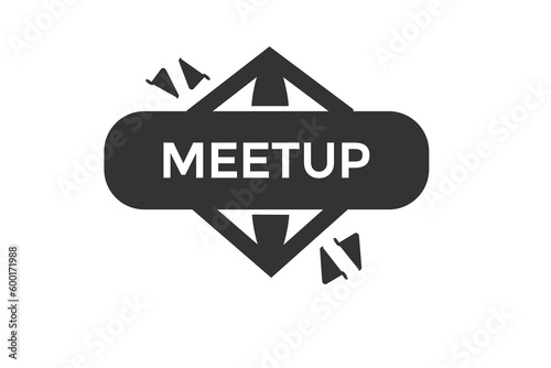 meetup vectors.sign label bubble speech meetup