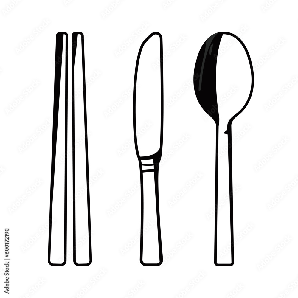 숟가락 젓가락 나이프 숟가락 젓가락 나이프