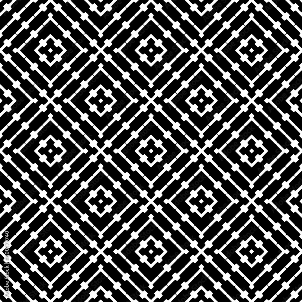 Abstract seamless monochrome pattern on white background for coloring. Design for banner, card, invitation, postcard, textile, fabric, wrapping paper, coloring book. Abstract seamless monochrome pattern on white background for coloring. Design for banner, card, invitation, postcard, textile, fabric, wrapping paper, coloring book.