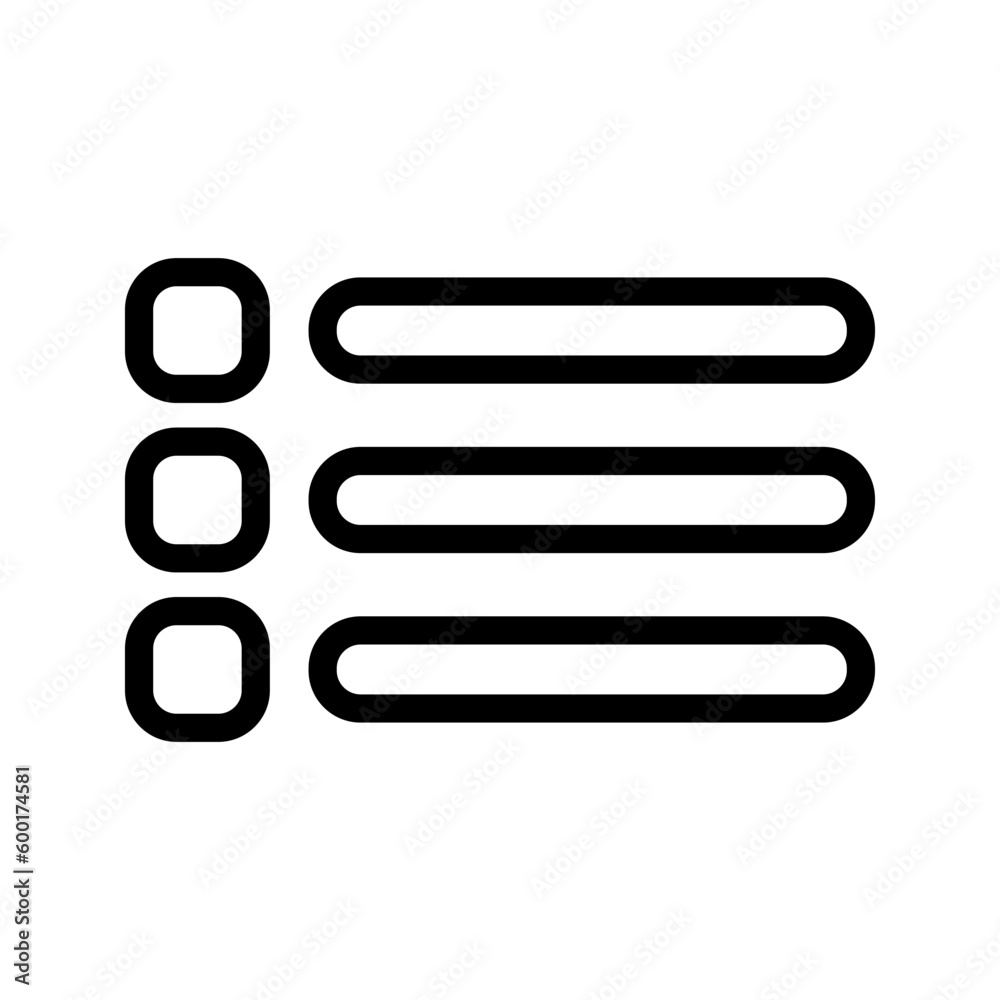 Menu icon. sign for mobile concept and web design. vector illustration Menu icon. sign for mobile concept and web design. vector illustration