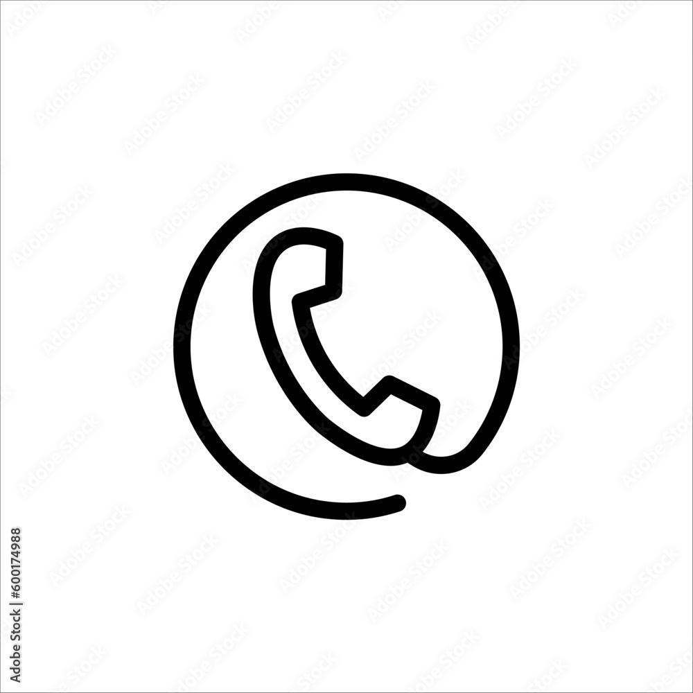 Help and support icon set. Сollection of simple linear web icon on white background Help and support icon set. Сollection of simple linear web icon on white background