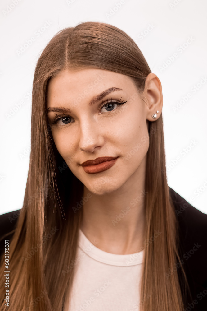 Portrait of a blonde girl in her twenties Portrait of a blonde girl in her twenties