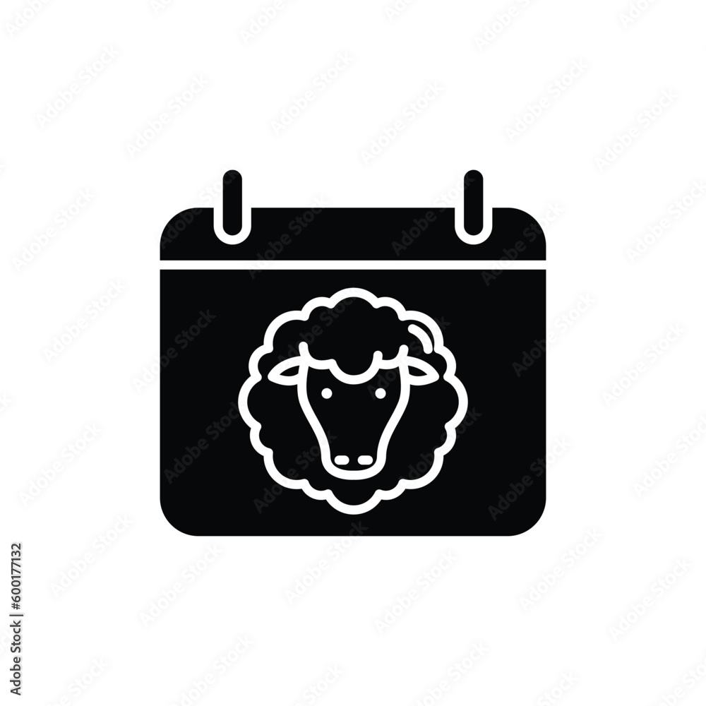 sheep icon. solid icon