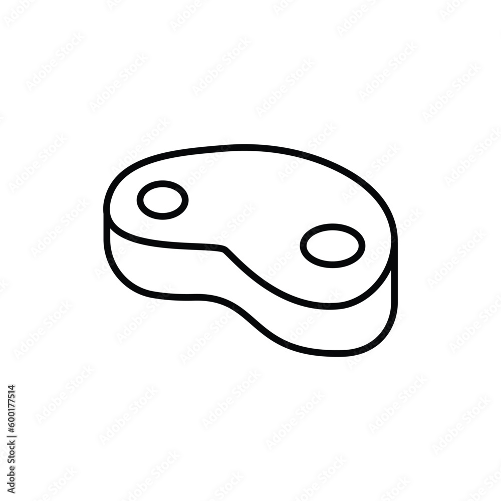 meat icon. outline icon meat icon. outline icon