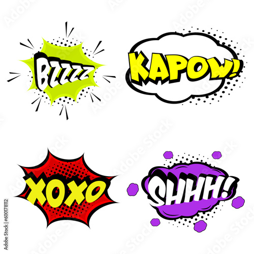  Comic Text Box Clipart PNG
