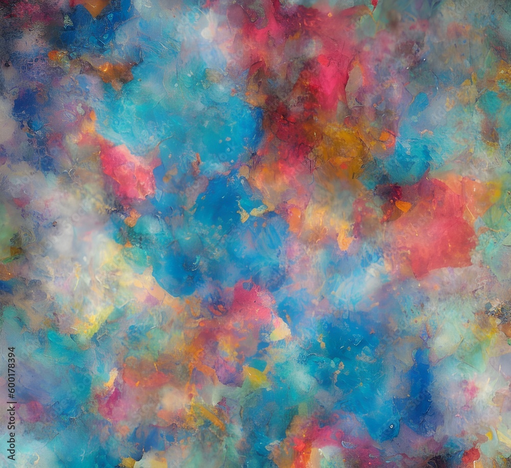 Pink Blue Abstract Pattern