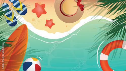 summer beach background