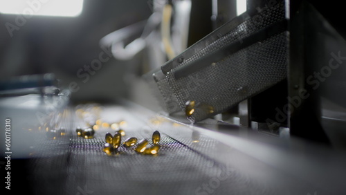 Fish oil gelatin capsules in the production of vitamins, big pharma