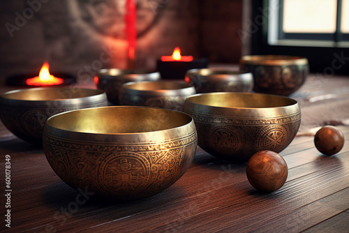 Tibetan singing bowls are a type of bell that vibrates & produces a deep tone when played. Also known as singing bowls or Himalayan bowls, they are said to promote relaxation & healing.