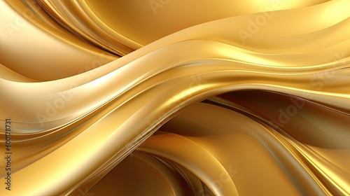 Abstract golden art background with a modern  fashionable twist  generative ai