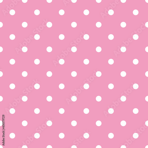 Cute sweet beige pattern or textures set with white polka dots on pink seamless background for desktop or phone wallpaper.