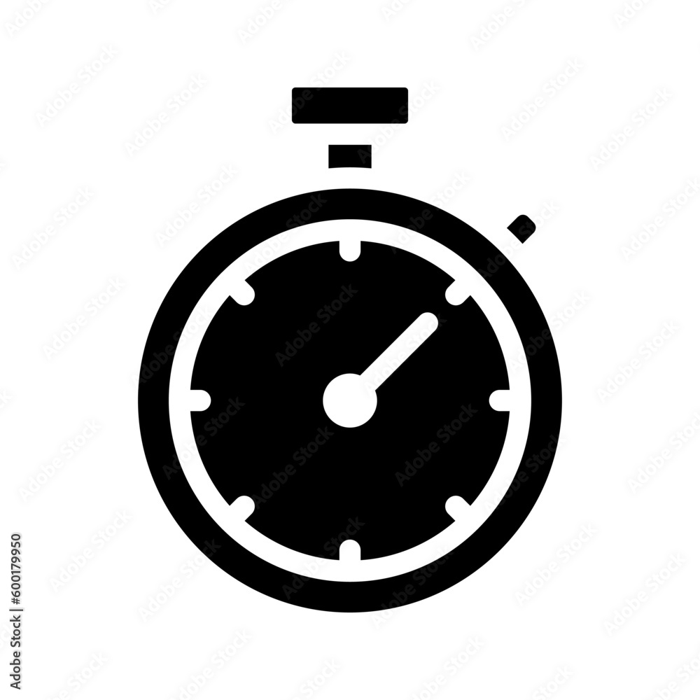 Stopwatch icon. sign for mobile concept and web design. vector illustration Stopwatch icon. sign for mobile concept and web design. vector illustration