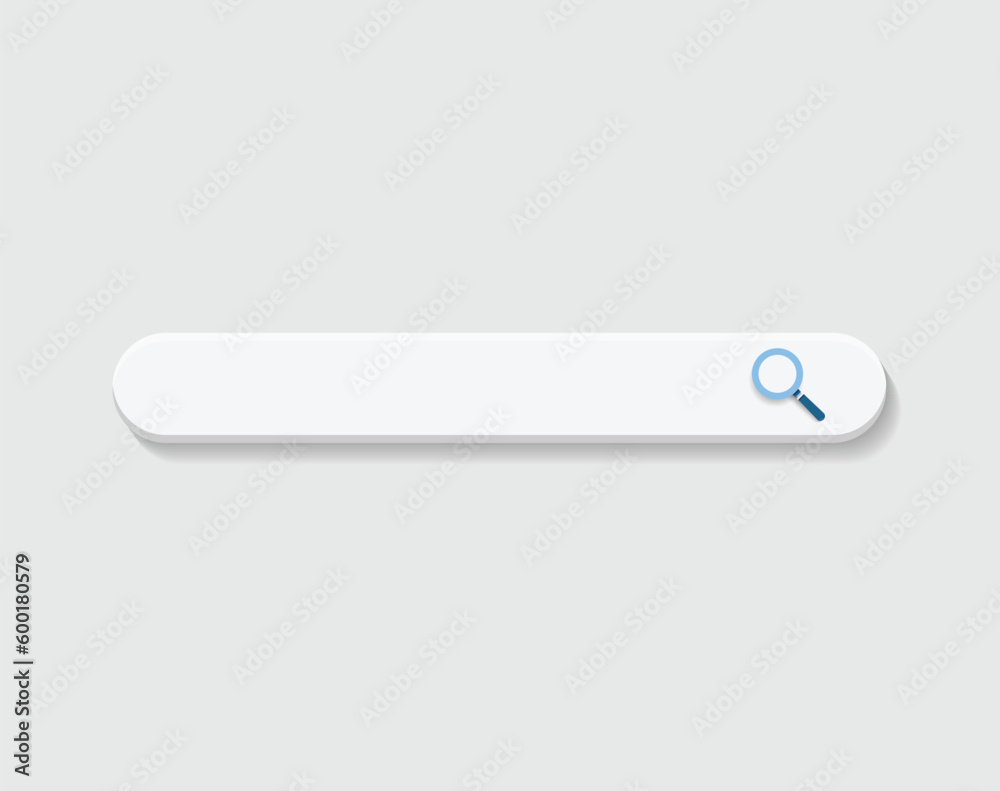 Simple search bar as part of user interface design. Vector illustration. Simple search bar as part of user interface design. Vector illustration.