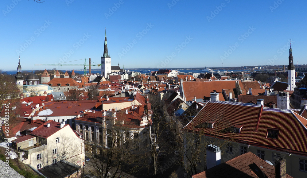 Tallinn, view from Kohtoutsa viewpoint, Estonia Tallinn, view from Kohtoutsa viewpoint, Estonia