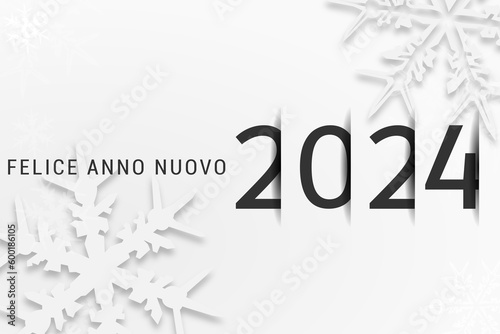 felice anno nuovo - buon anno 2024	