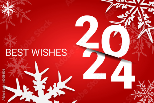 2024 - happy new year - best wishes 2024 background