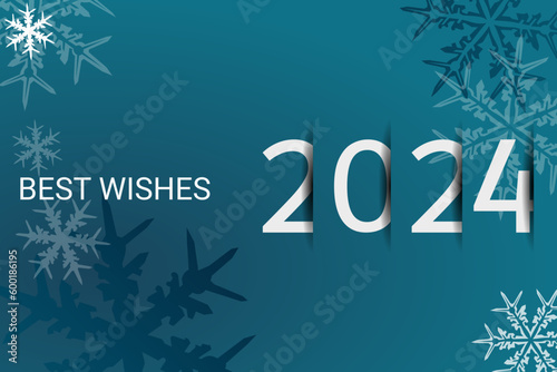2024 - happy new year - best wishes 2024 background