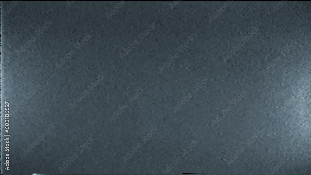 VHS effect. VHS defects, noise and artifacts, glitches from the old VHS tape. TV Noise Footage, analog signal with bad interference.