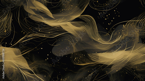 Golden smoke glitter Background pattern, perfect to scale