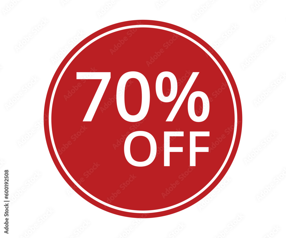 70% of Discount. Discount price. Special offer discount.The concept of the social network.Vector illustration. 70% of Discount. Discount price. Special offer discount.The concept of the social network.Vector illustration.