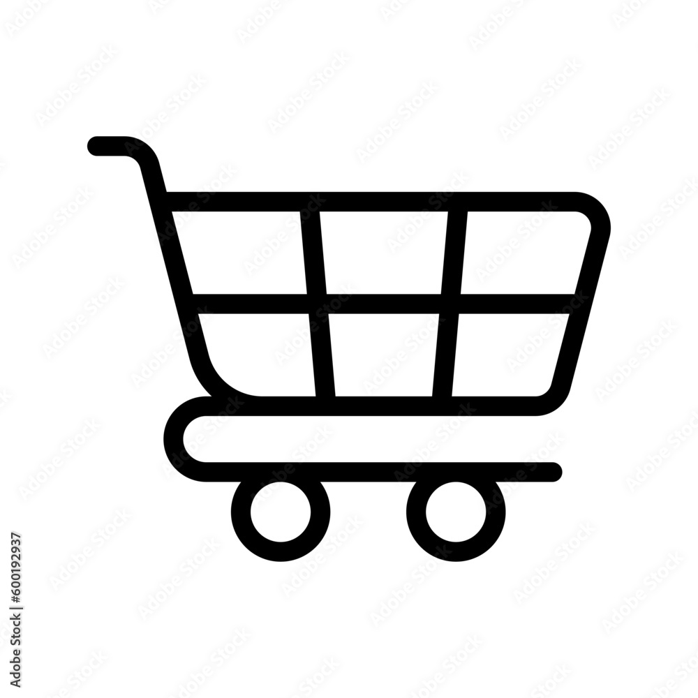 Shopping Cart icon. sign for mobile concept and web design. vector illustration Shopping Cart icon. sign for mobile concept and web design. vector illustration