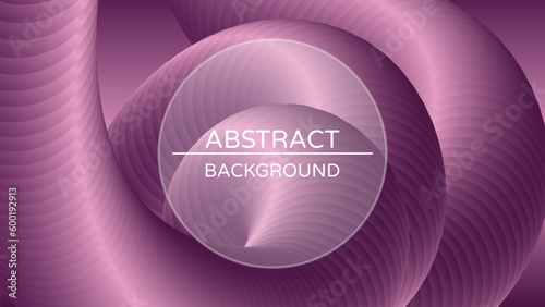 Abstract geometric vector background with 3d twisted liquid shape. Fluid shapes composition. Colorful design template for presentations, webinars, mobile devices, branding.