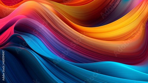 abstract colorful wave landscape background