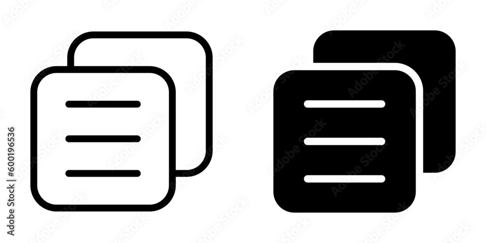 Copy icon. sign for mobile concept and web design. vector illustration Copy icon. sign for mobile concept and web design. vector illustration