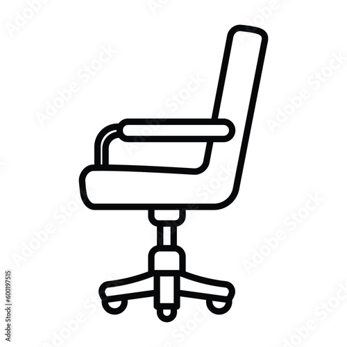 Office Chair icon vector on trendy design