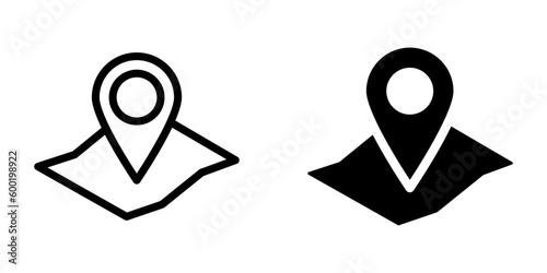 Maps icon. sign for mobile concept and web design. vector illustration