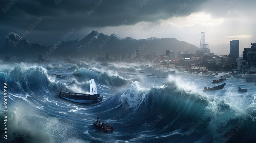 Tsunami climate change
