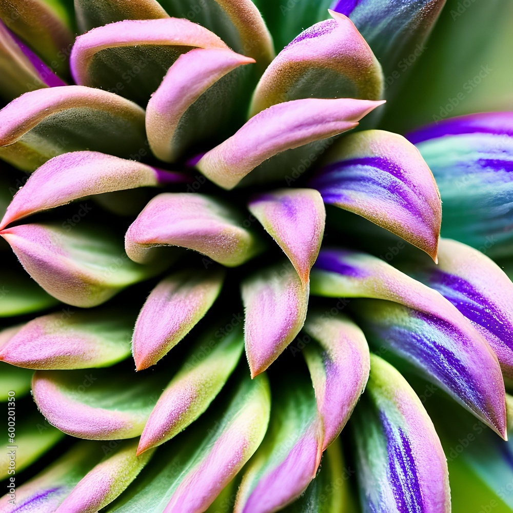 A close-up of a vibrant succulent plant5, Generative AI A close-up of a vibrant succulent plant5, Generative AI