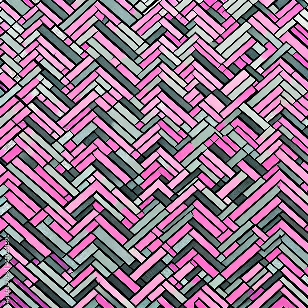 A modern geometric pattern in shades of pink and grey3, Generative AI A modern geometric pattern in shades of pink and grey3, Generative AI