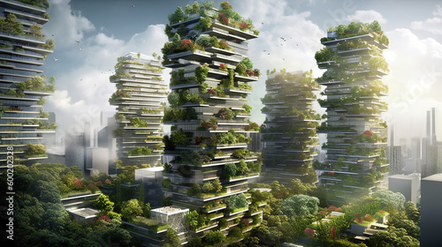 Green city - Futuristic city