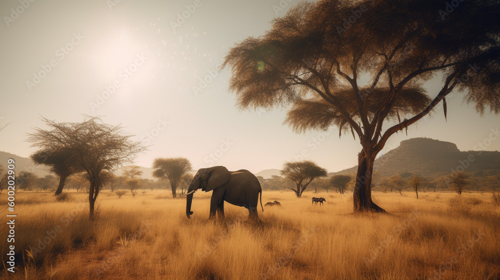 Fototapeta premium Elephant - Wildlife