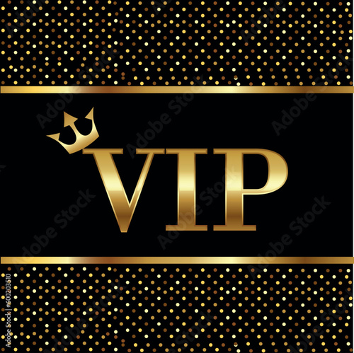 Vip luxury pillow background with a golden crown
